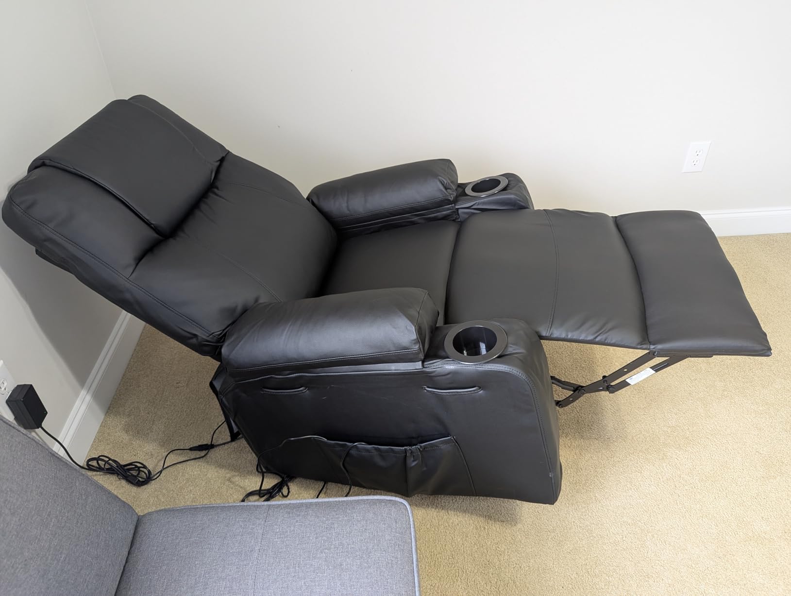 Power Lift Recliner Electric Chair for Elderly with USB Charge Port, Brown customer photo 1