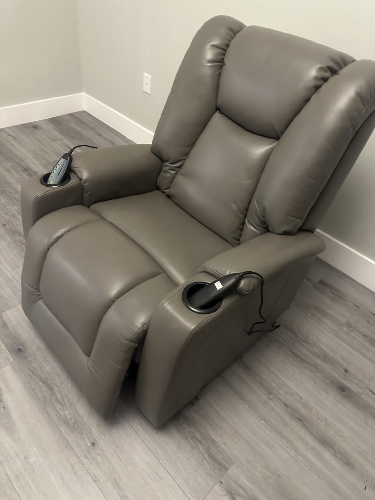 Power Lift Recliner Electric Chair for Elderly with USB Charge Port, Brown customer photo 2
