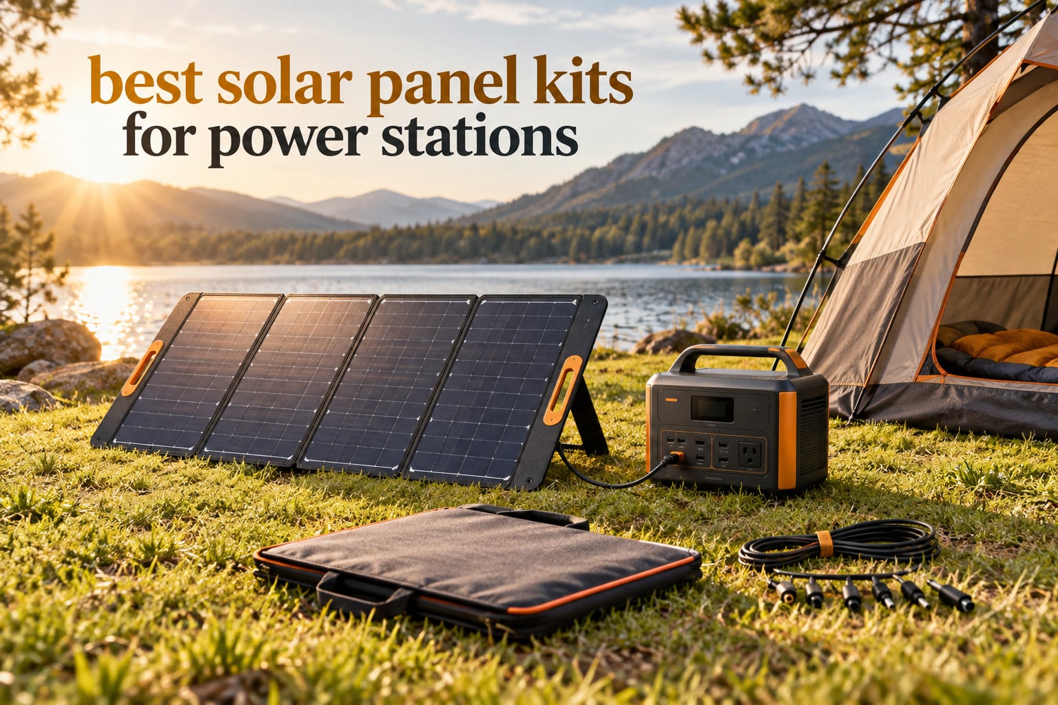 best solar panel kits for power stations