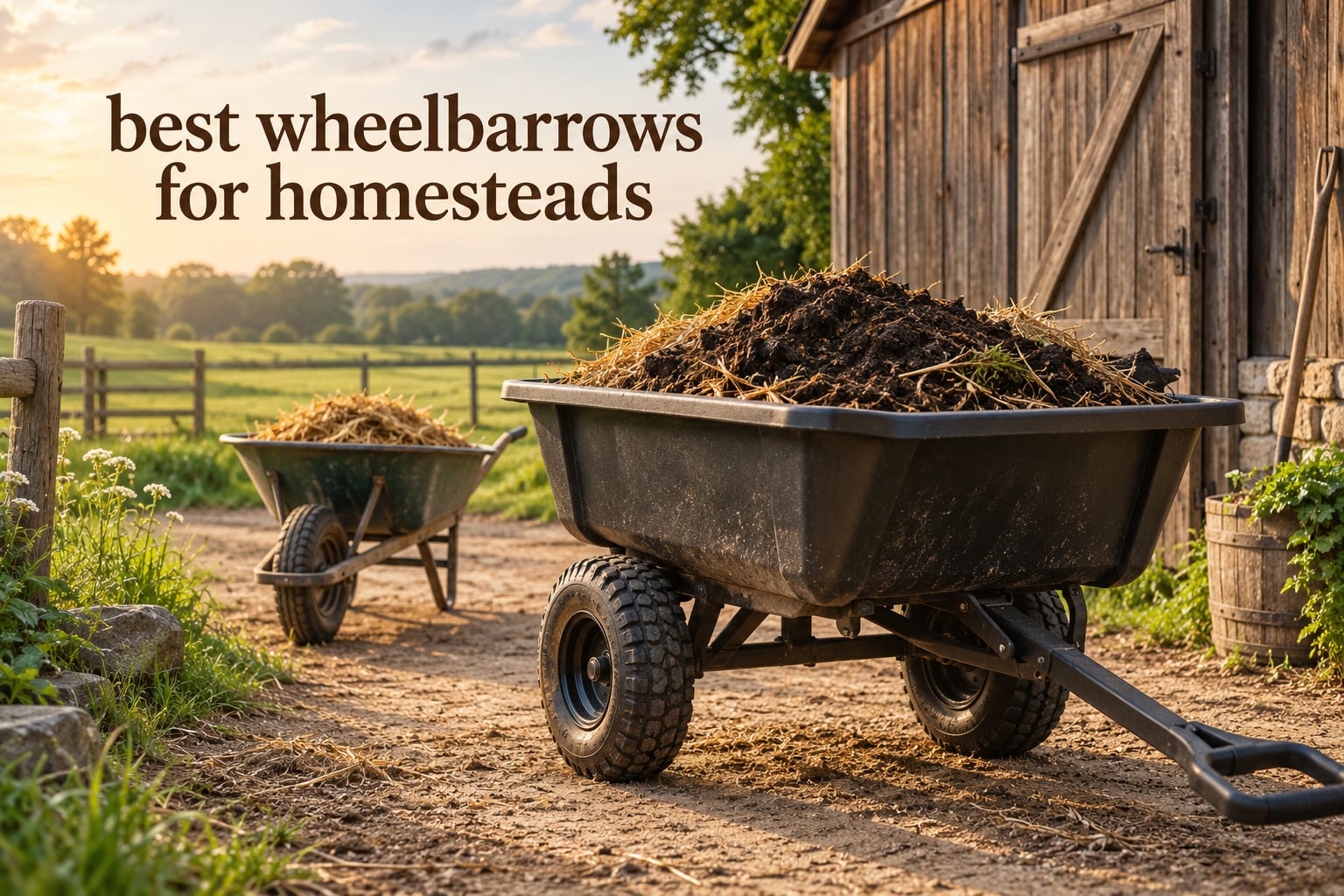 best wheelbarrows for homesteads