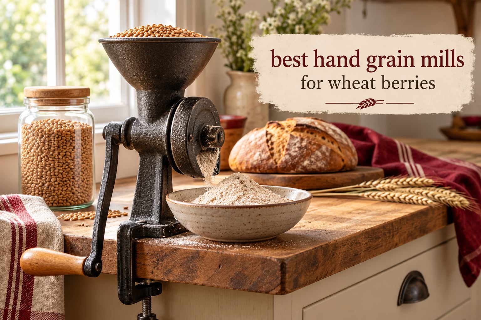 best hand grain mills for wheat berries