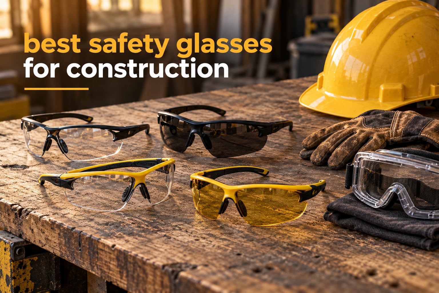 best safety glasses for construction