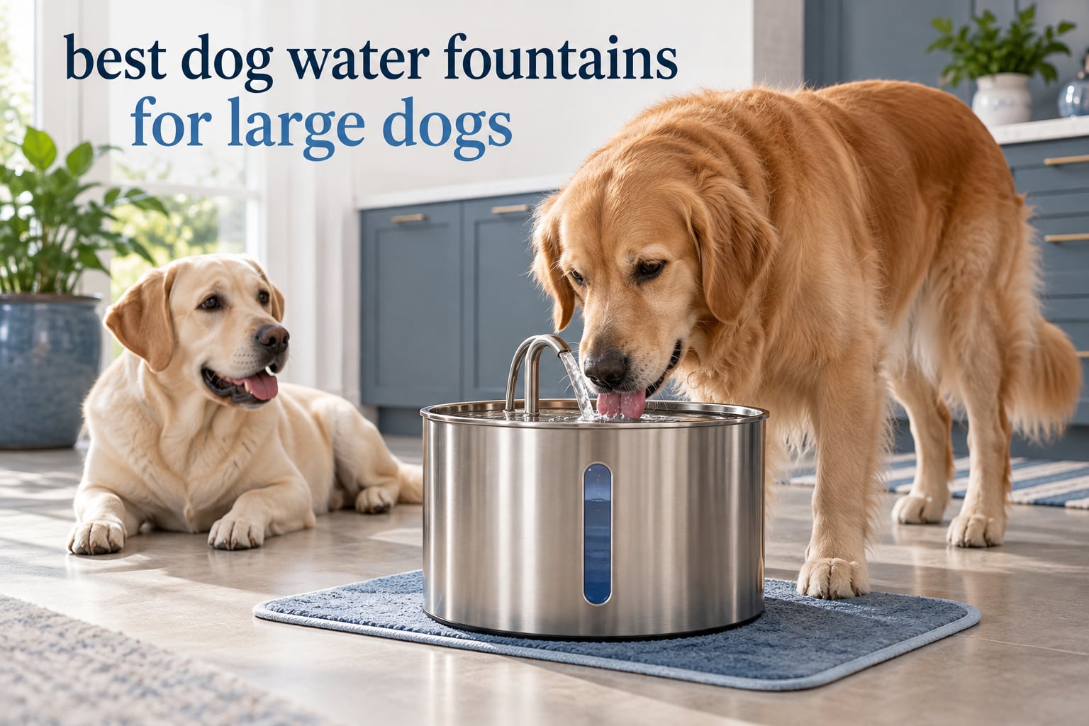 best dog water fountains for large dogs