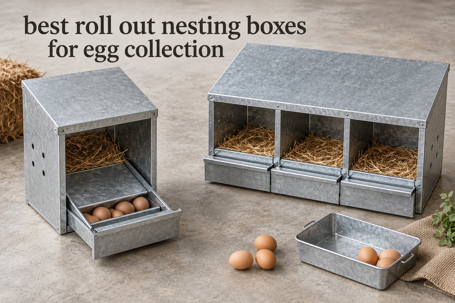 best roll out nesting boxes for egg collection
