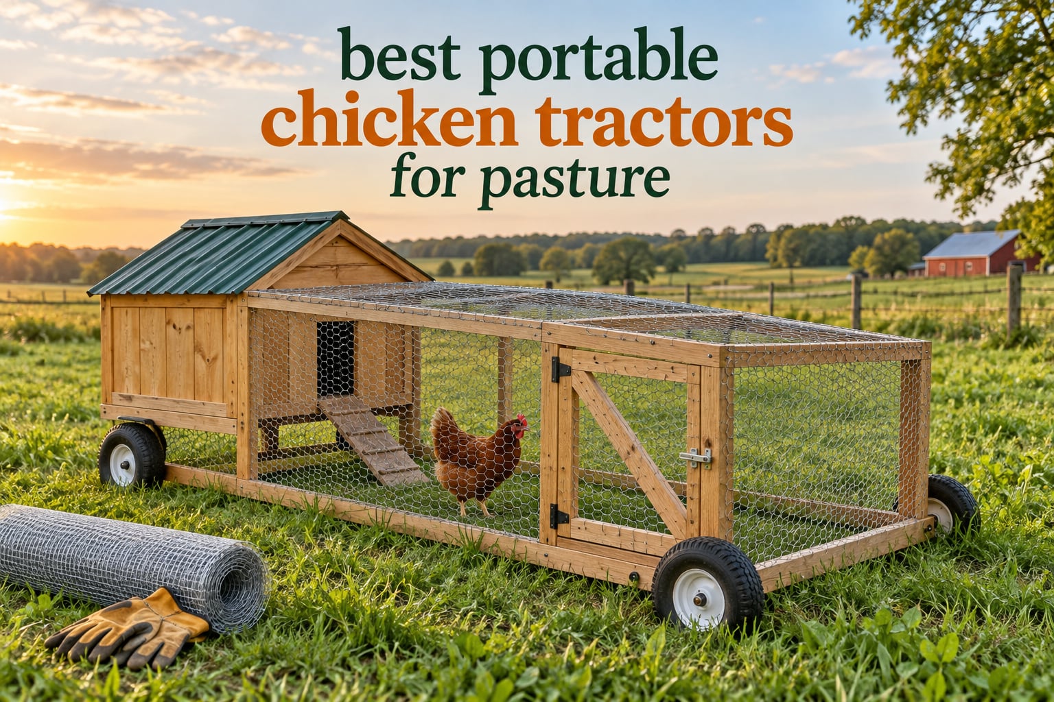 best portable chicken tractors for pasture