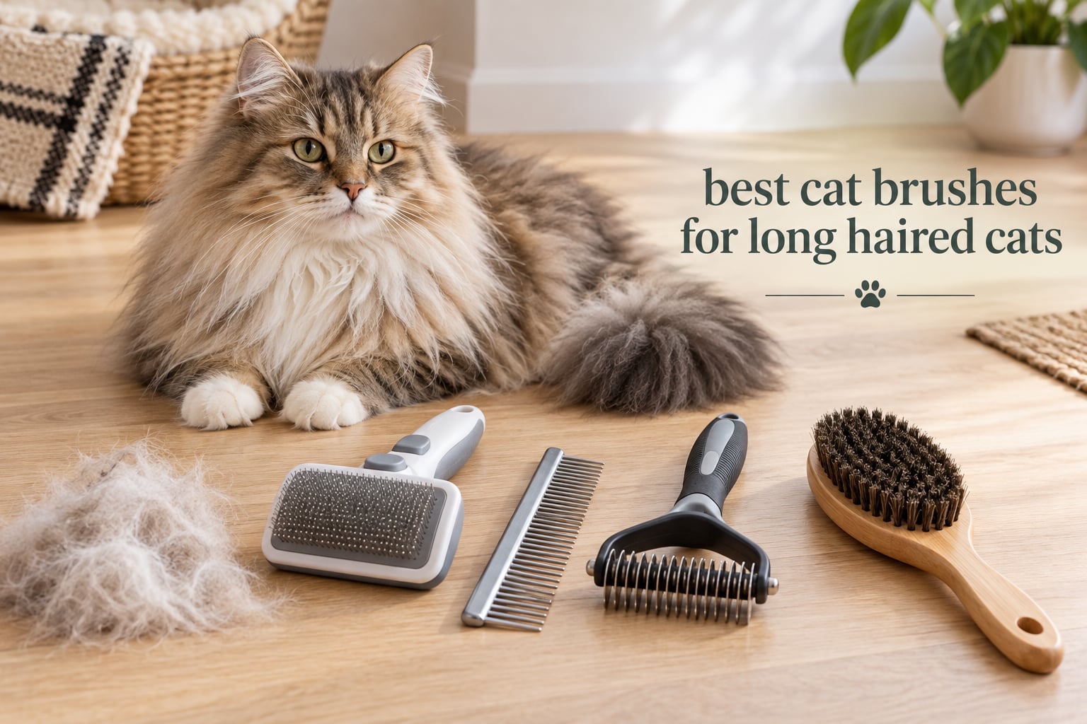 best cat brushes for long haired cats