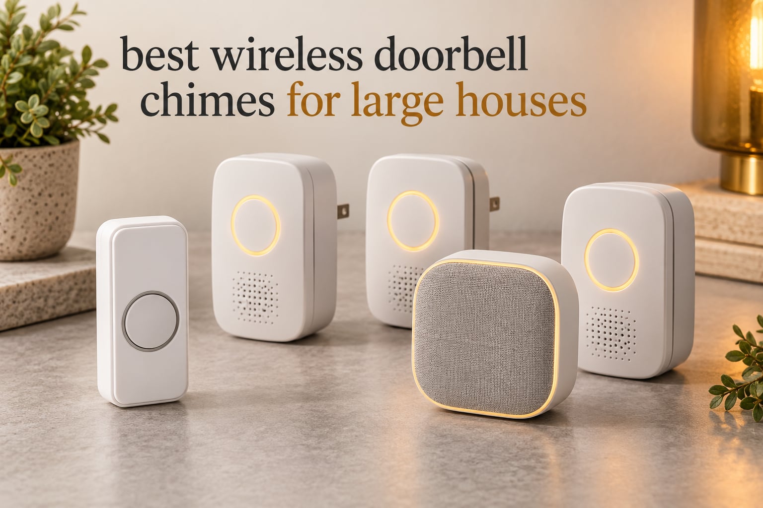 best wireless doorbell chimes for large houses