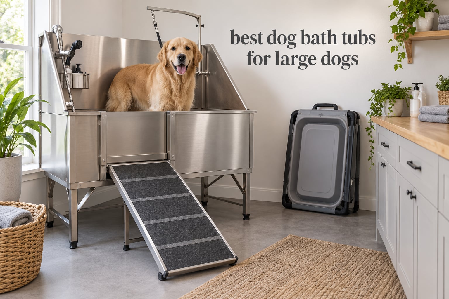 best dog bath tubs for large dogs
