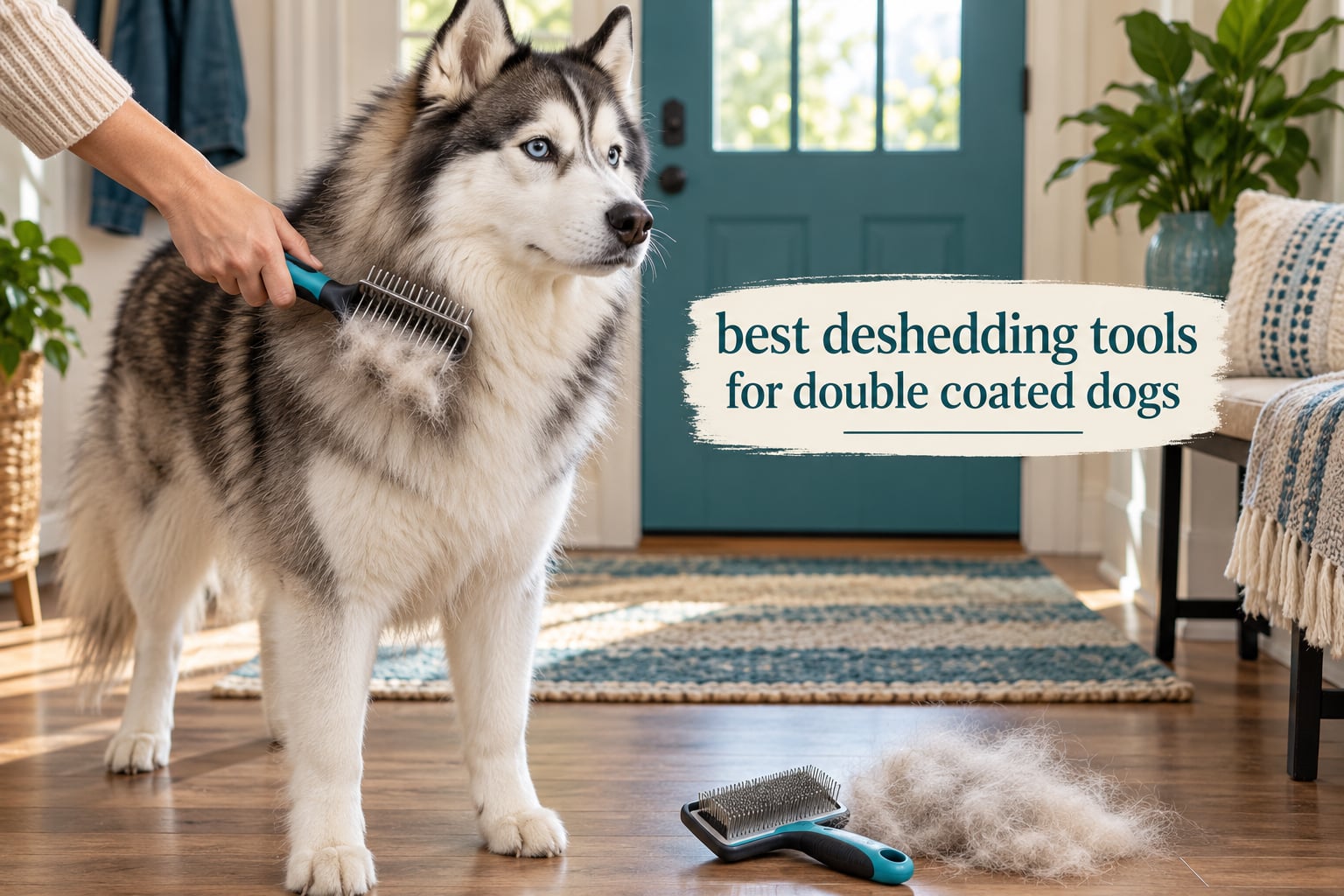 best deshedding tools for double coated dogs