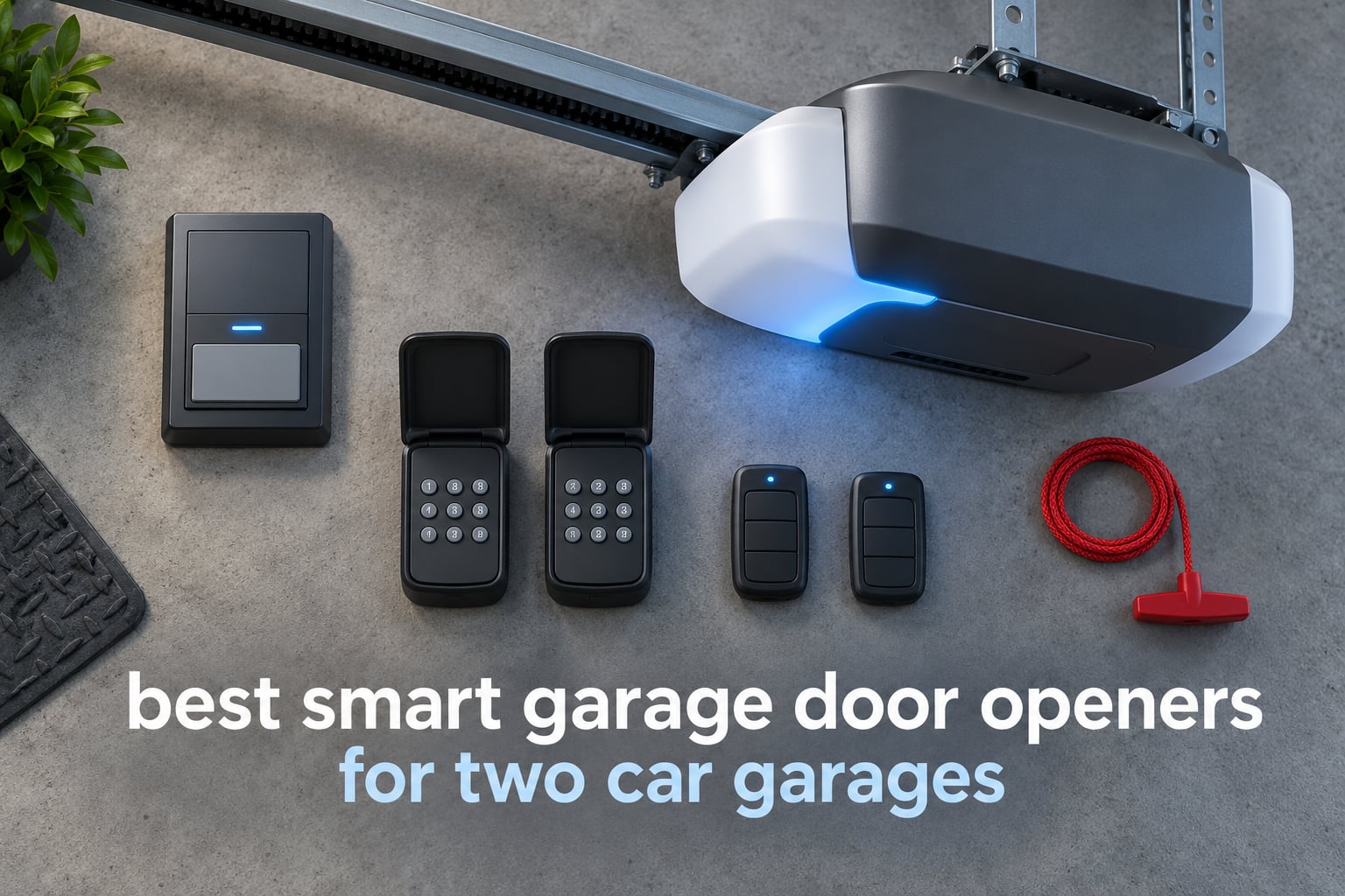 best smart garage door openers for two car garages