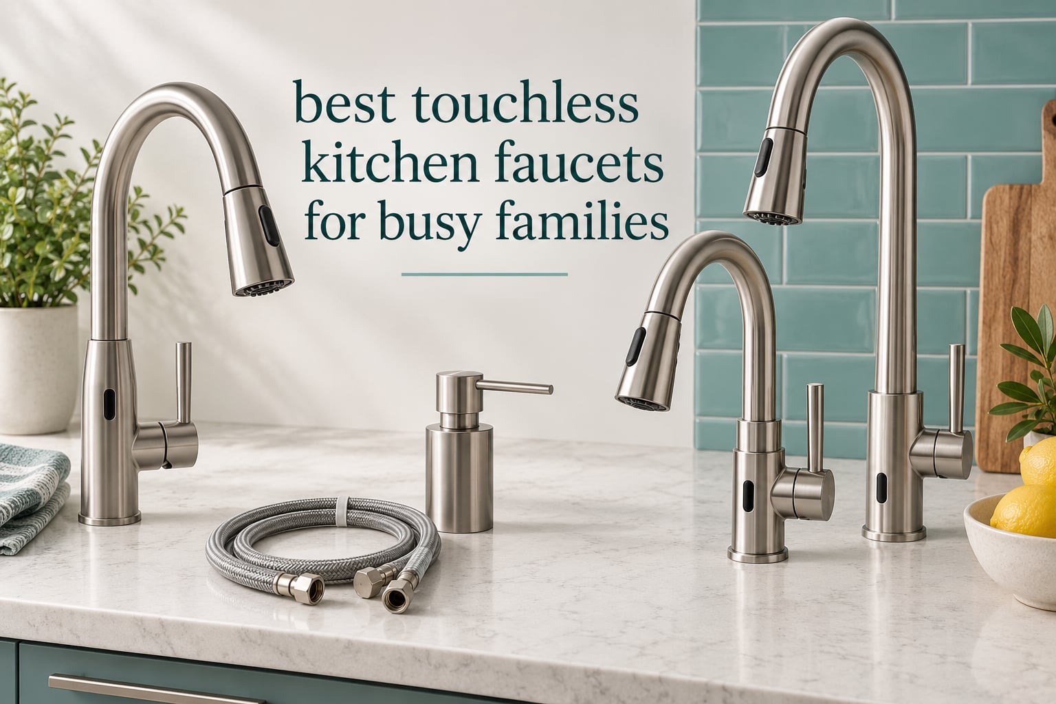 best touchless kitchen faucets for busy families