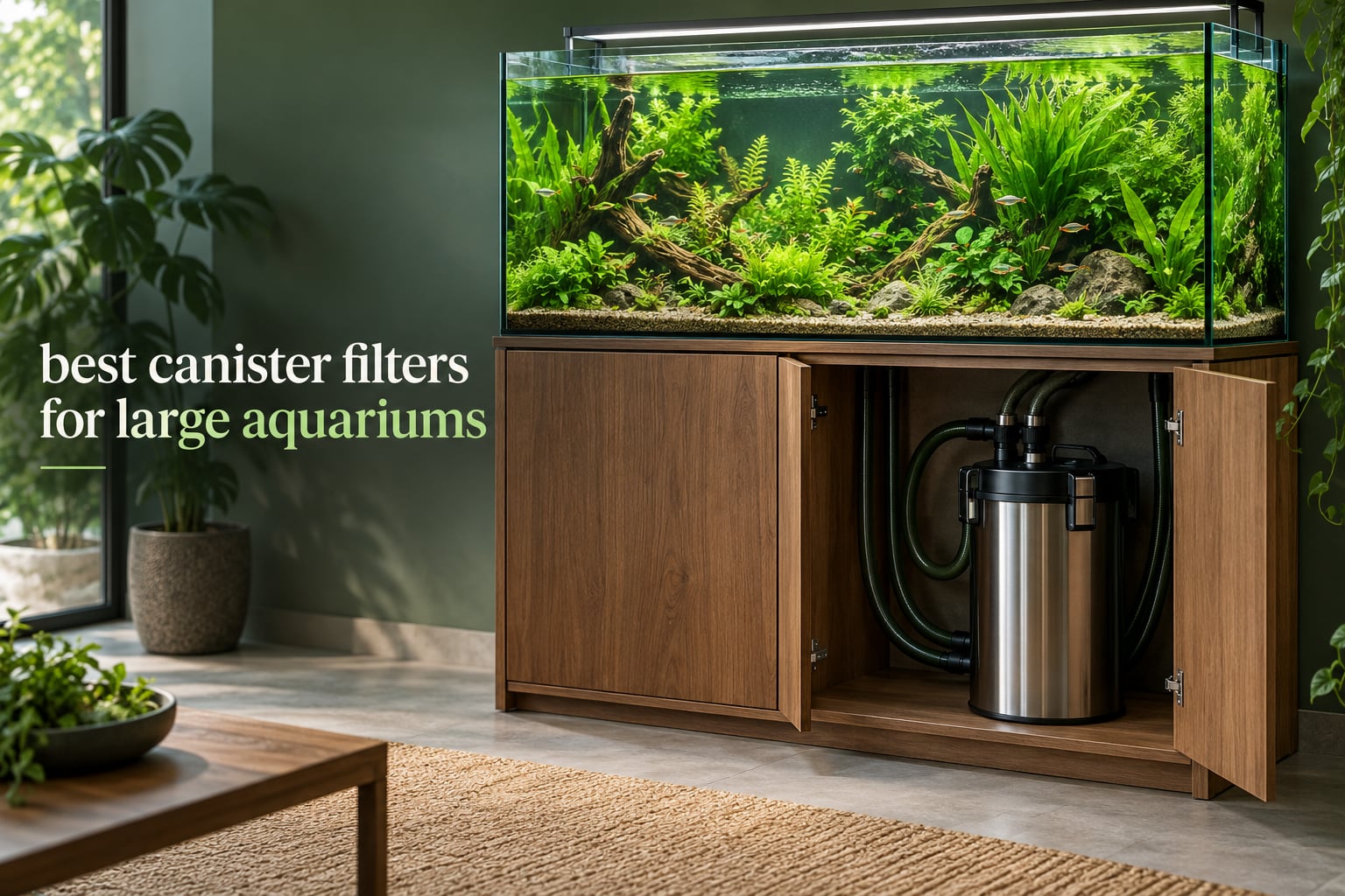best canister filters for large aquariums