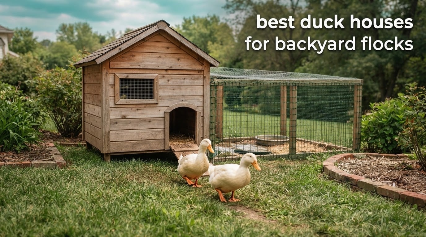 best duck houses for backyard flocks