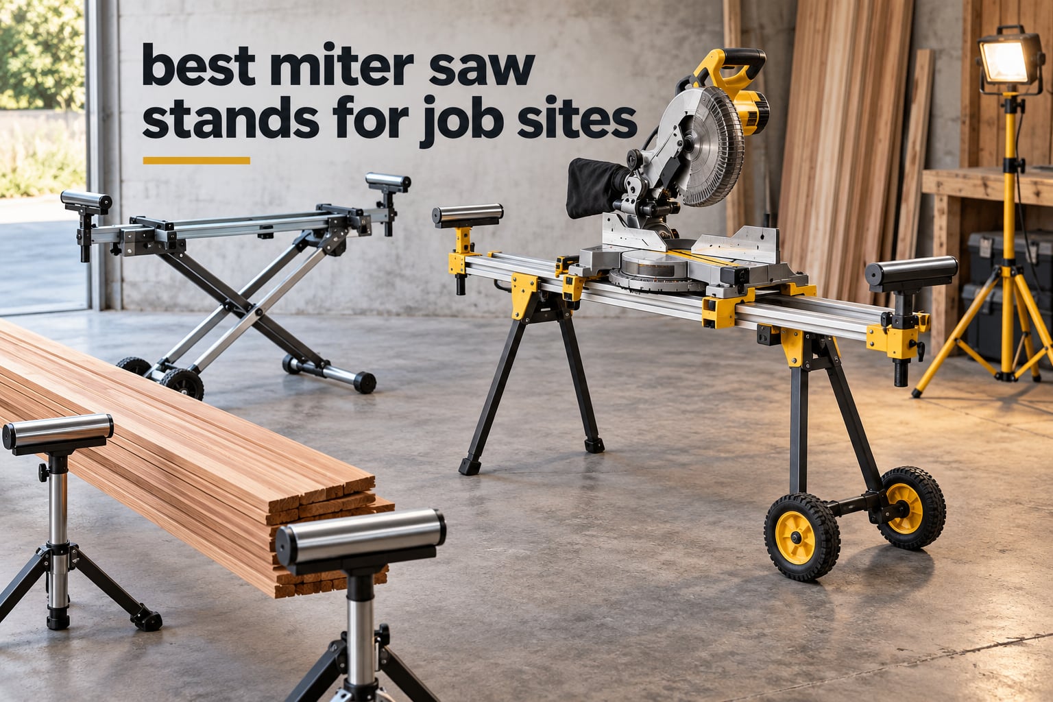 best miter saw stands for job sites