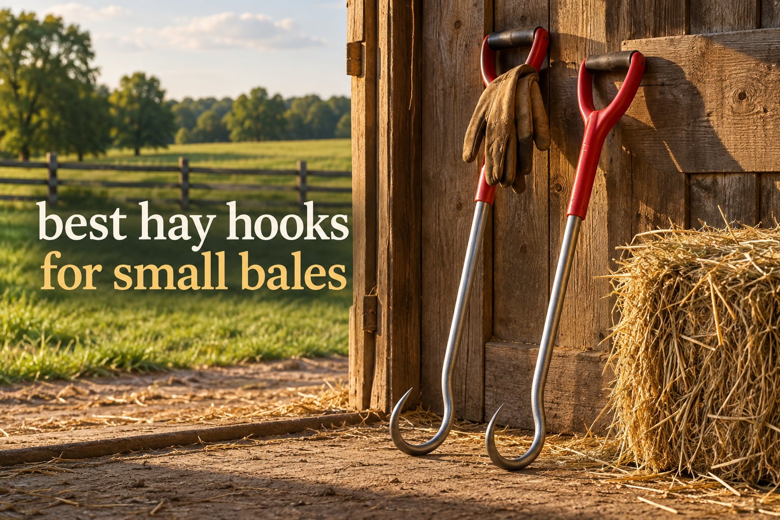 best hay hooks for small bales