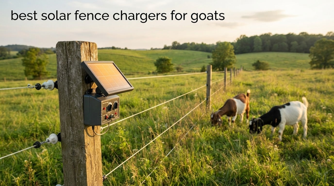 best solar fence chargers for goats