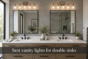 best vanity lights for double sinks
