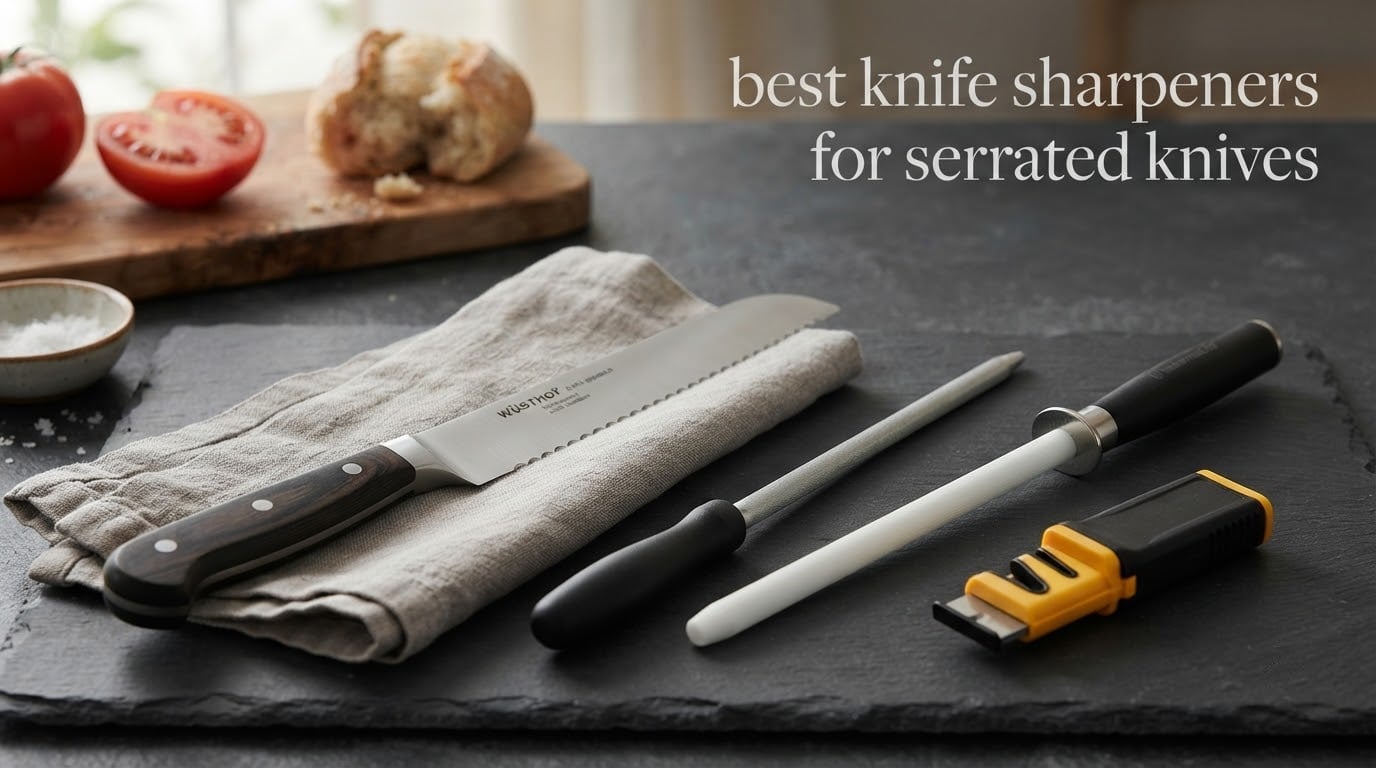 best knife sharpeners for serrated knives