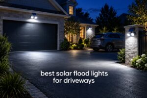 best solar flood lights for driveways