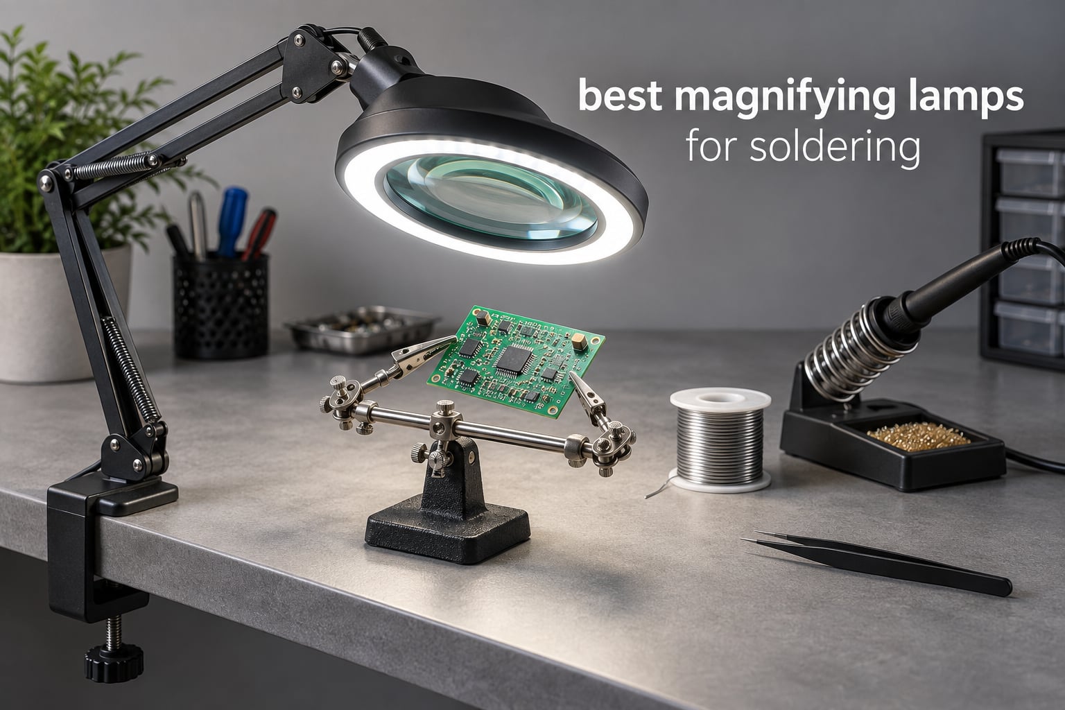 best magnifying lamps for soldering