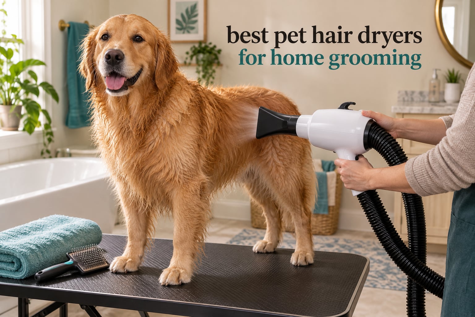 best pet hair dryers for home grooming