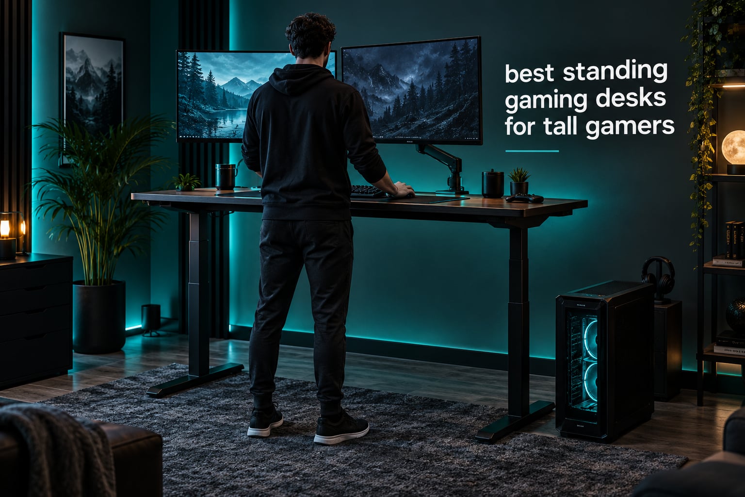 best standing gaming desks for tall gamers