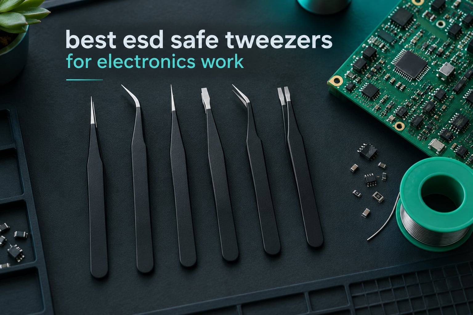 best esd safe tweezers for electronics work