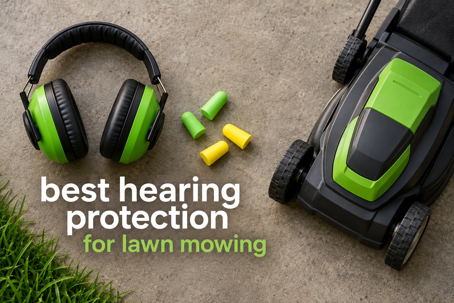 best hearing protection for lawn mowing
