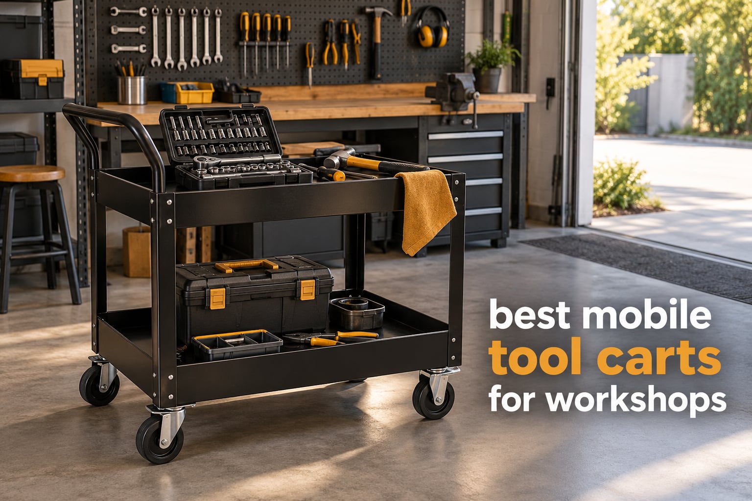 best mobile tool carts for workshops